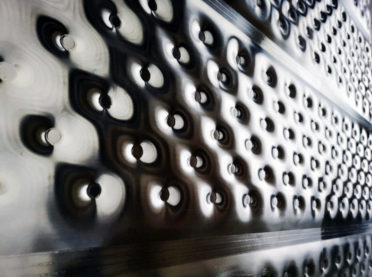 Ποιότητα  Stainless Steel Pillow Dimple Plate Heat Exchanger Chillers Εργοστάσιο