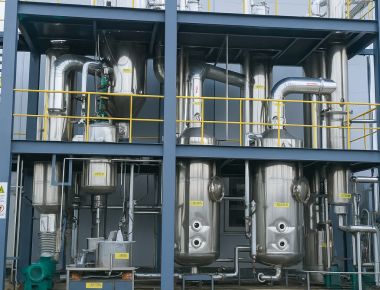 Σύστημα εξατμίσματος αποβλήτων Mvr Πολλαπλής επίδρασης πέφτει λεπτή αυτόματη ταινία 1600lph