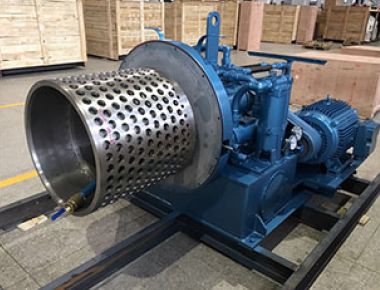 Συνεχής διαχωρισμός κρυστάλλων και αποχέτευση άλατος σπρώχνοντας σύστημα φυγοκέντρωσης