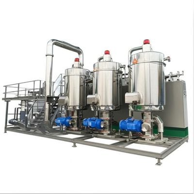 Συνεχή 380v 50hz MVR εξατμιστής 3 επιδράσεων συγκέντρωση πέφτοντος φιλμ