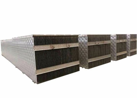 SS 6x2m θερμο ανταλλάκτης θερμότητας πιάτων με το ευρύ πιάτο μαξιλαριών σωλήνων
