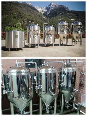 Κωνική δεξαμενή ζύμωσης ανοξείδωτου 5000L της κκπ